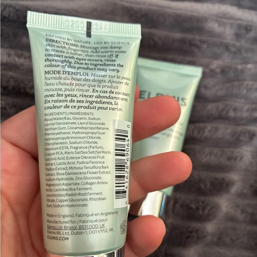 2 x Elemis Pro-Collagen Energising Marine Cleanser 1oz - Picture 3 of 4
